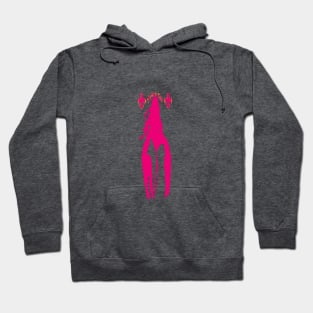 Pink Crawfish Art Hoodie